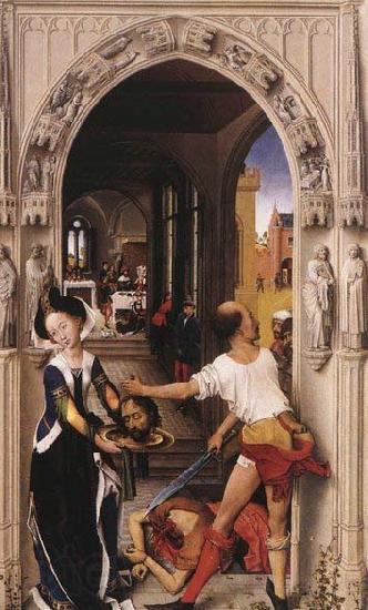 WEYDEN, Rogier van der St John Altarpiece Norge oil painting art